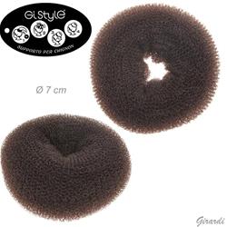 CIAMBELLA CHIGNON CASTANO  7 CM